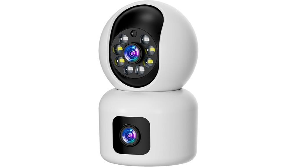 dual lens security camera