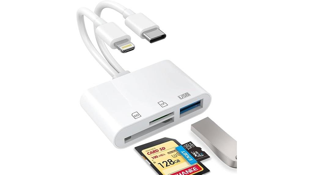 dual port sd card reader