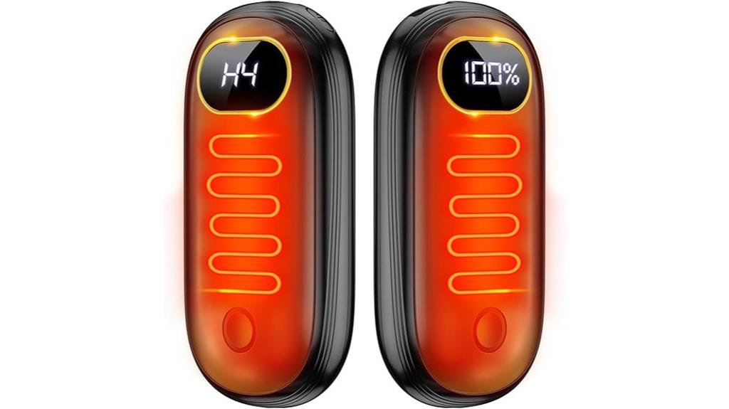 dual rechargeable hand warmers