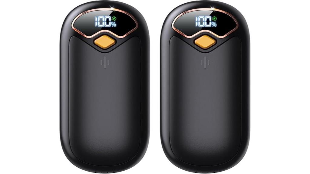 dual rechargeable pocket heaters