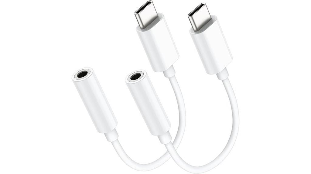 dual usb c headphone adapters
