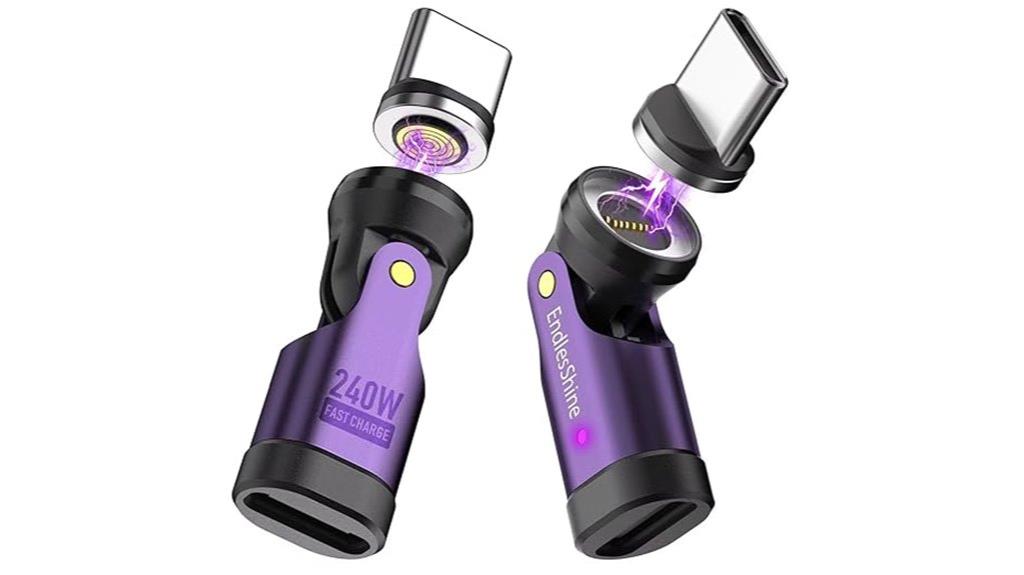 dual usb c magnetic chargers