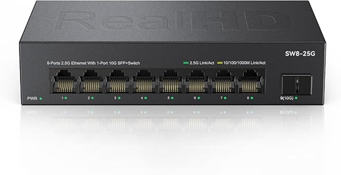 eight port 2 5g ethernet