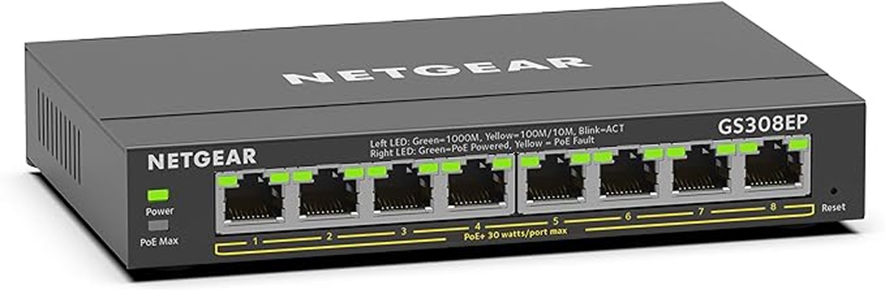 eight port poe switch