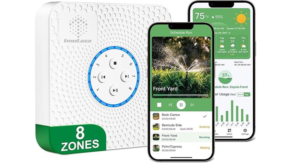 eight zone sprinkler controller