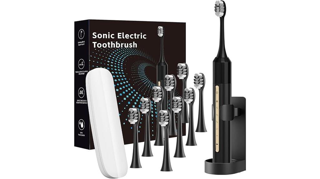 electric toothbrush with multiple heads