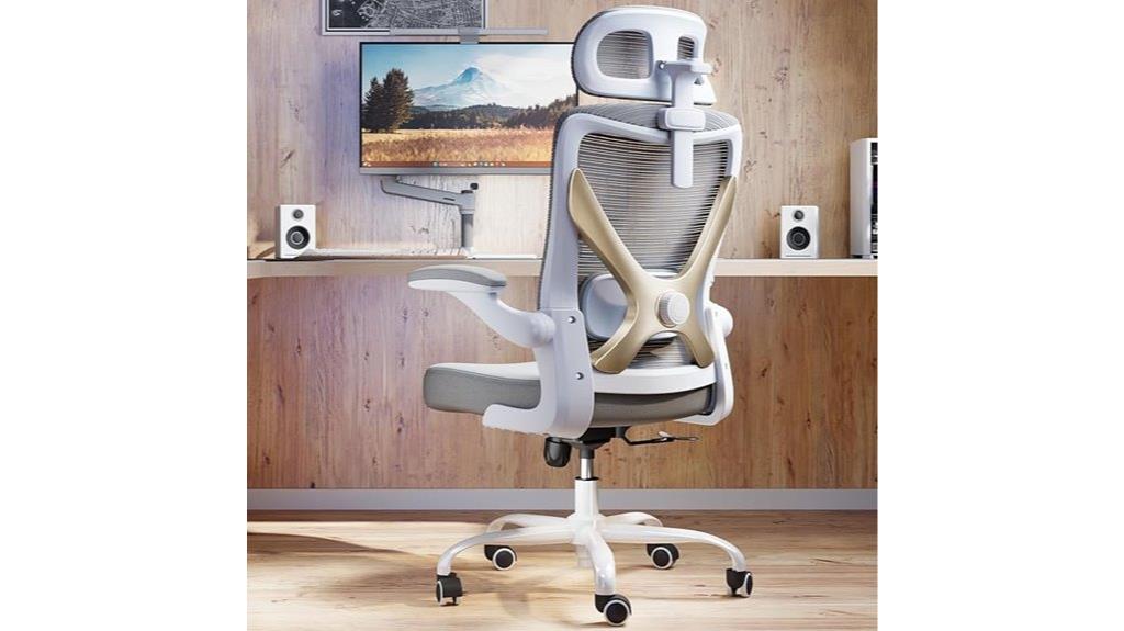 ergonomic lumbar headrest chair