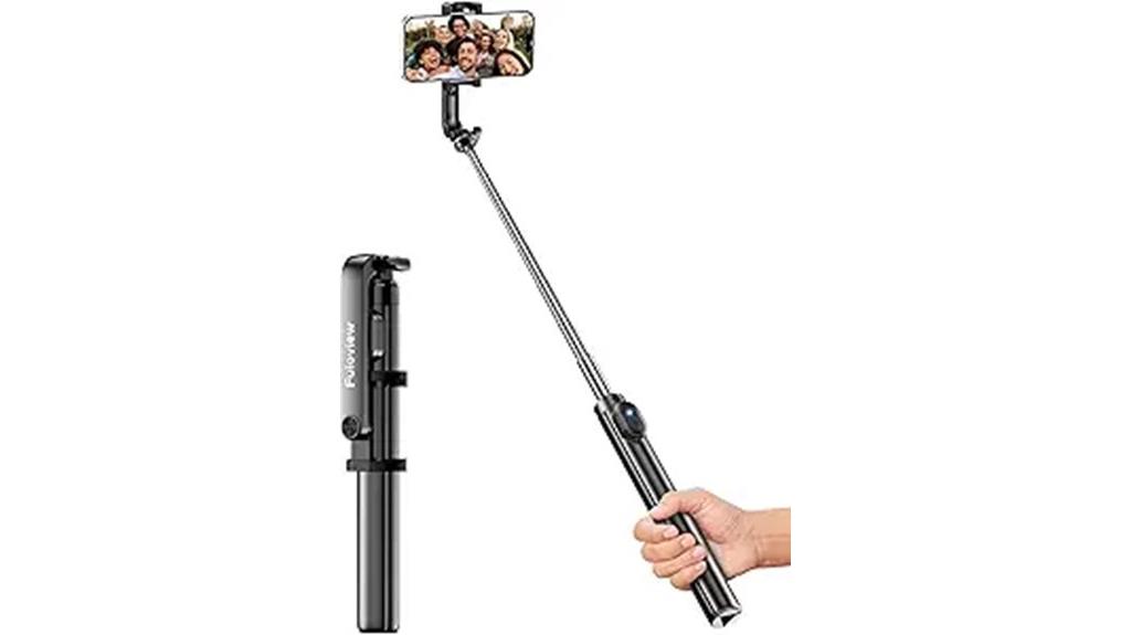extended selfie stick tripod