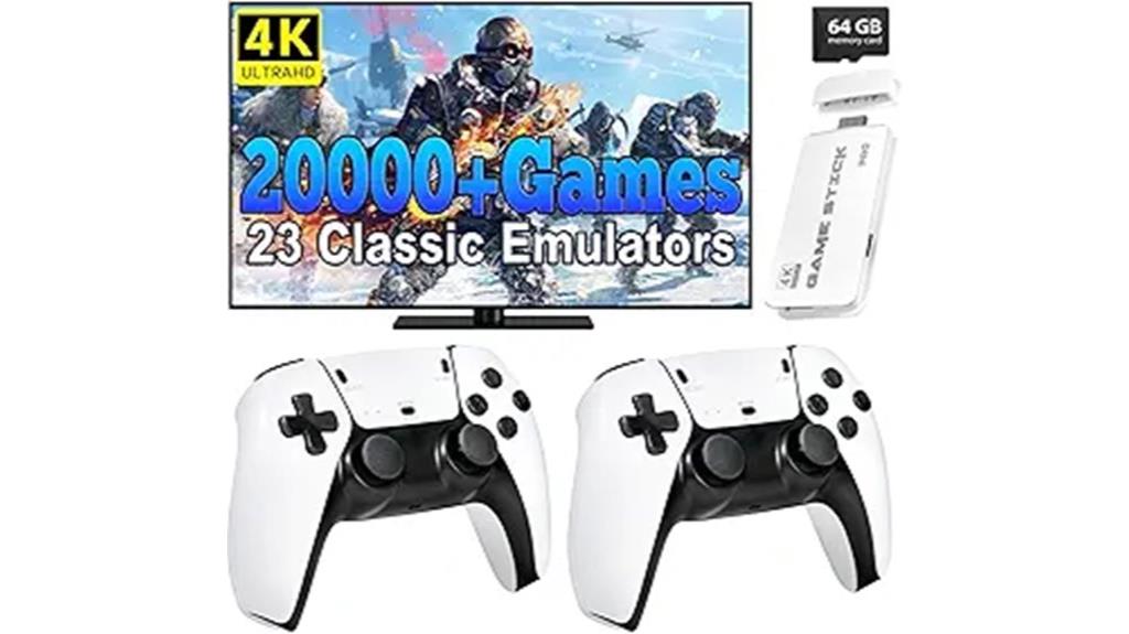 extensive retro gaming library