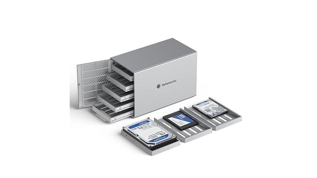 five bay raid enclosure