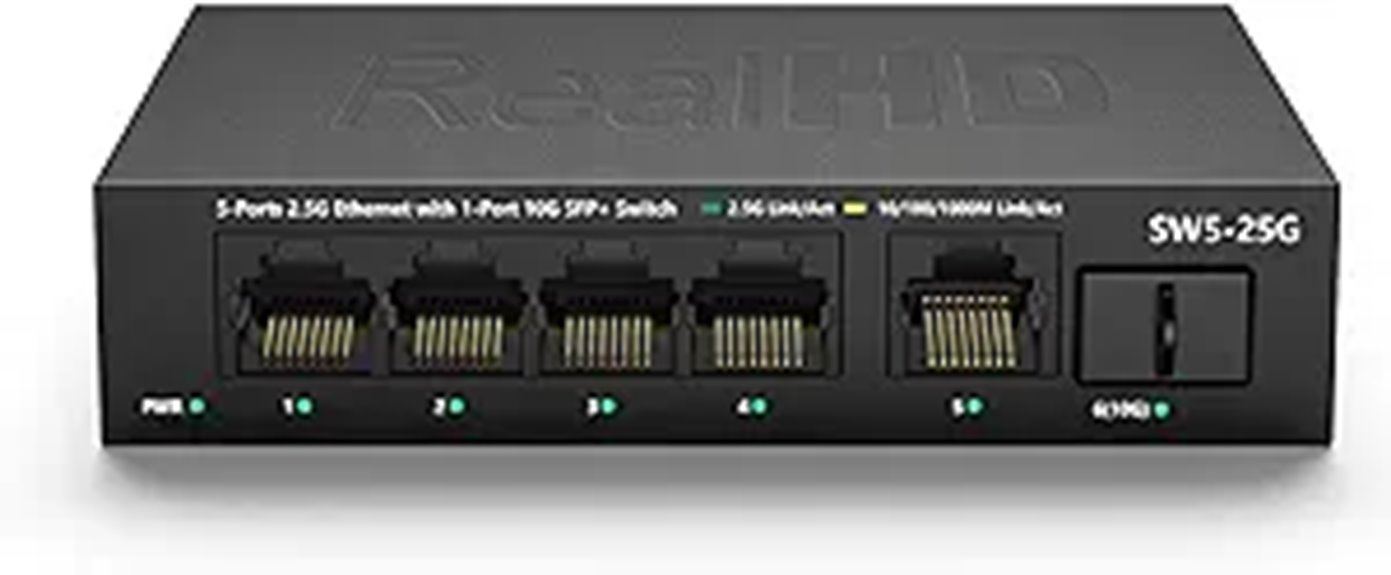 five port 2 5gb ethernet switch