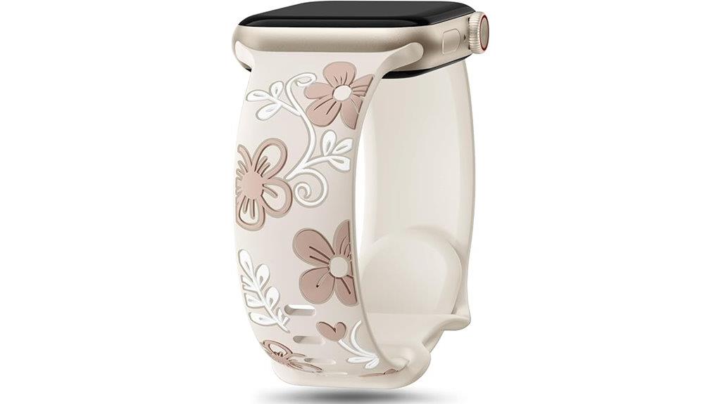 floral apple watch band