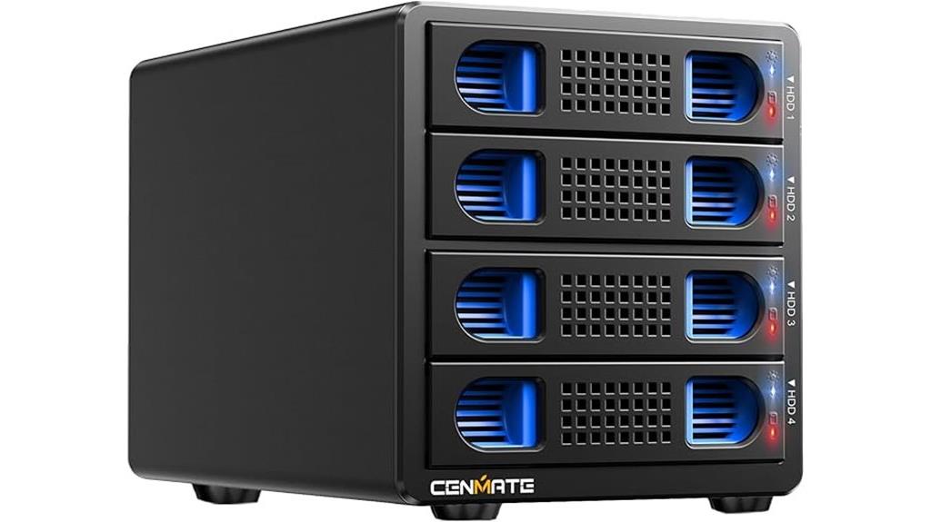 four bay hdd enclosure