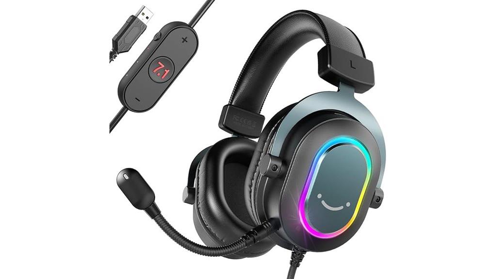 gaming headset with microphone