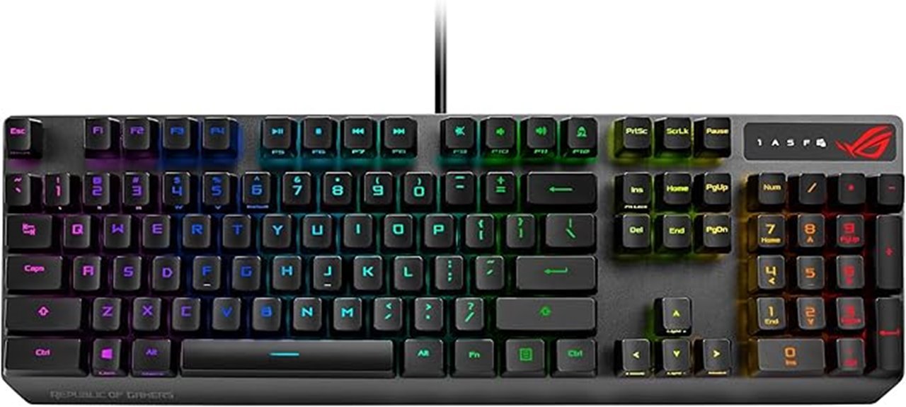 gaming mechanical keyboard asus