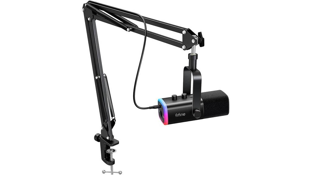 gaming microphone with accessories