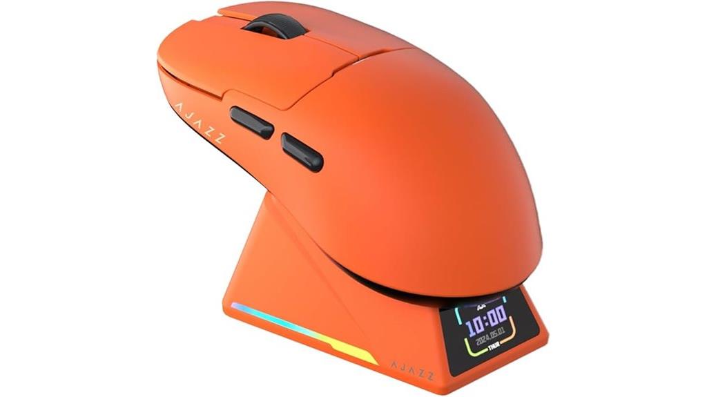 gaming mouse with rgb docking