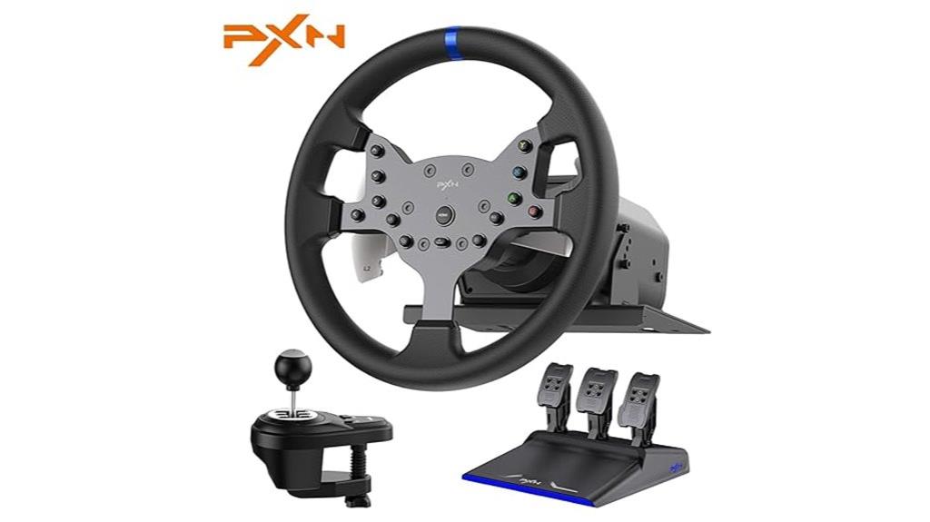 gaming steering wheel set