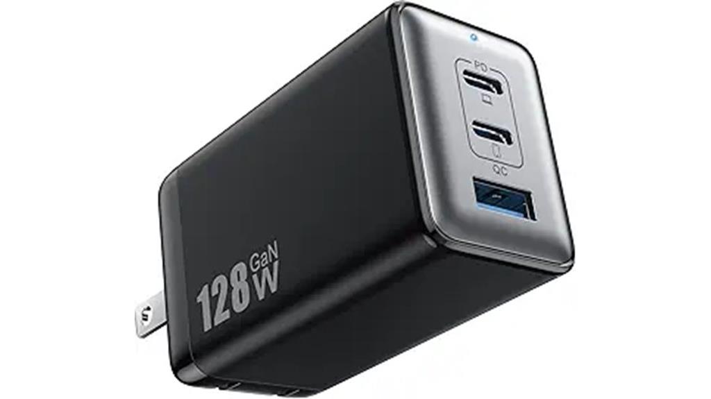 gan 3 port fast charger