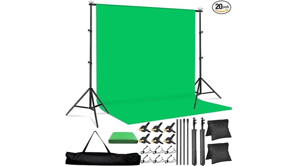 green screen photography kit