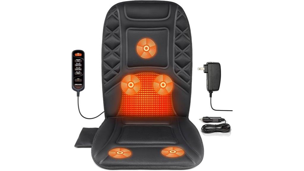 heated vibration back massager