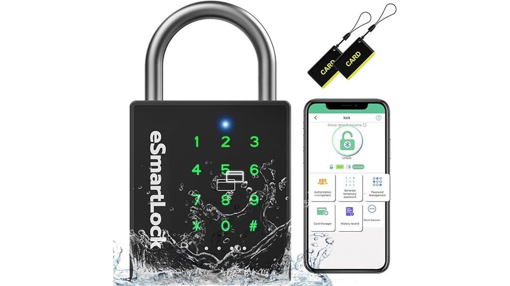 heavy duty bluetooth padlock