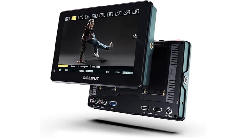 high brightness touchscreen display