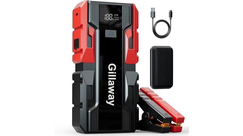 high capacity automotive jump starter