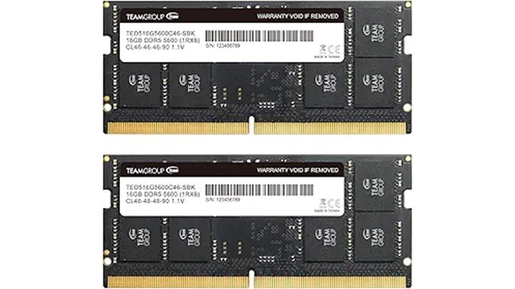 high capacity ddr5 laptop ram