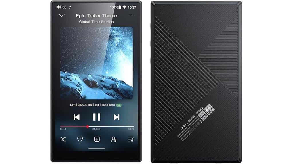 high res music player