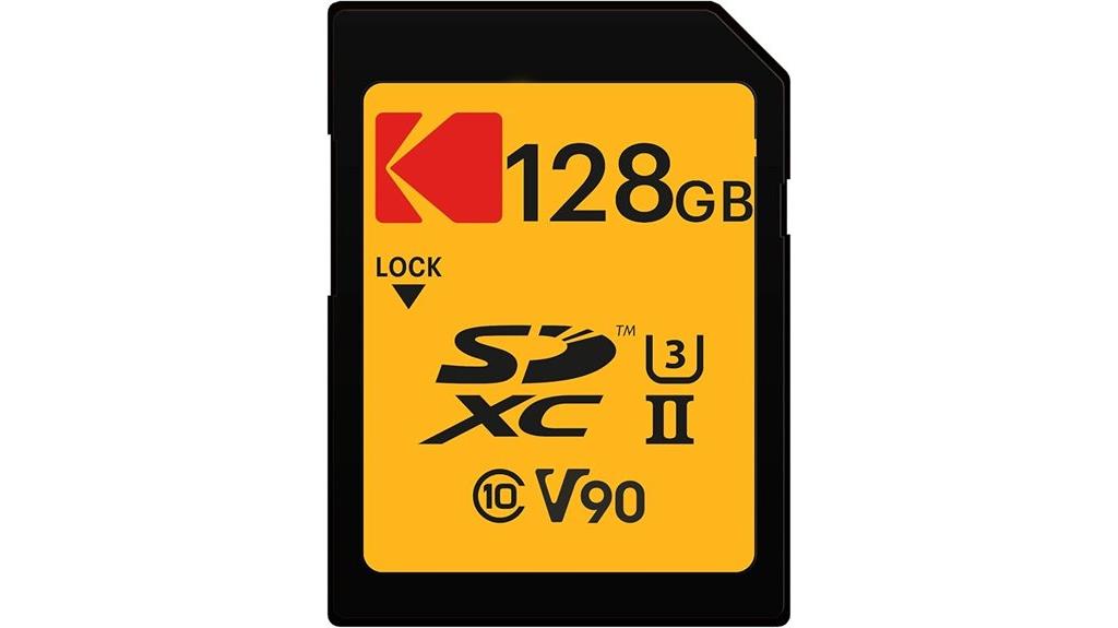 high speed 128gb sdxc card