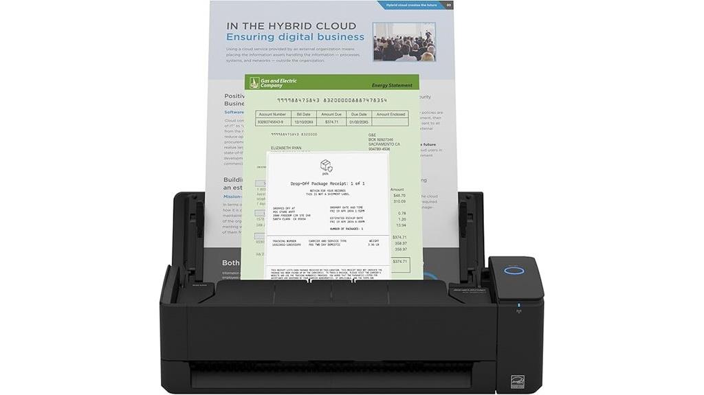 high speed auto document scanner