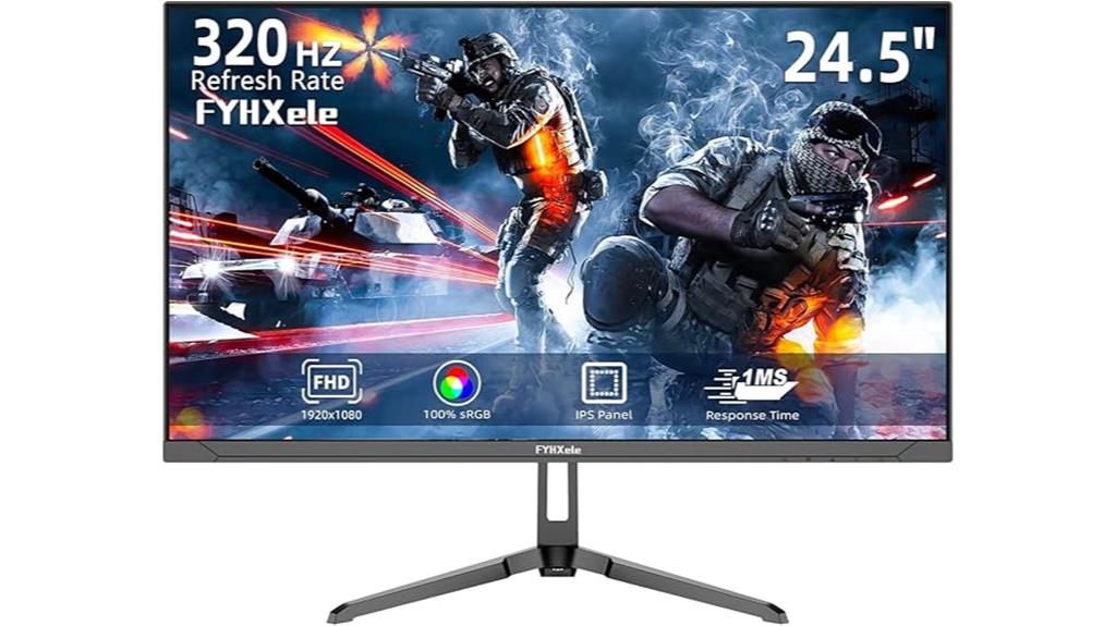 high speed frameless gaming monitor