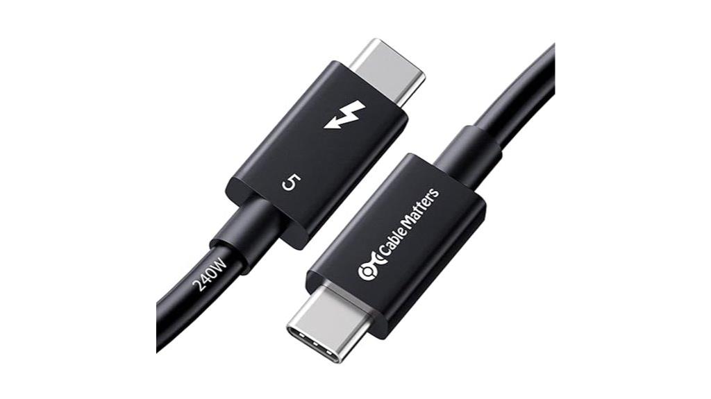 high speed thunderbolt 5 cable
