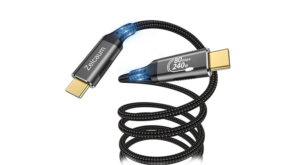 high speed thunderbolt 5 cable