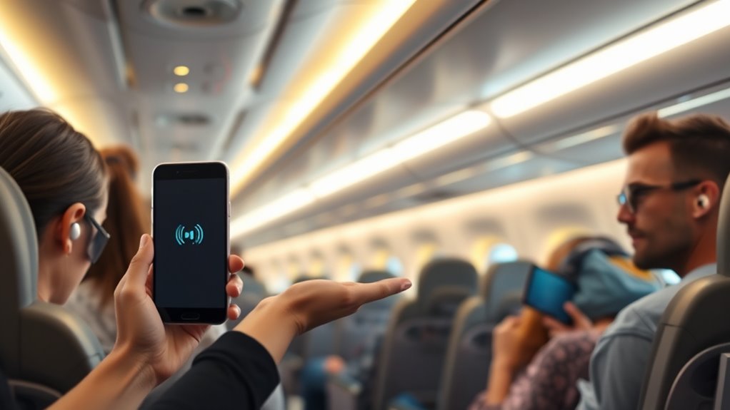 in flight entertainment social sharing