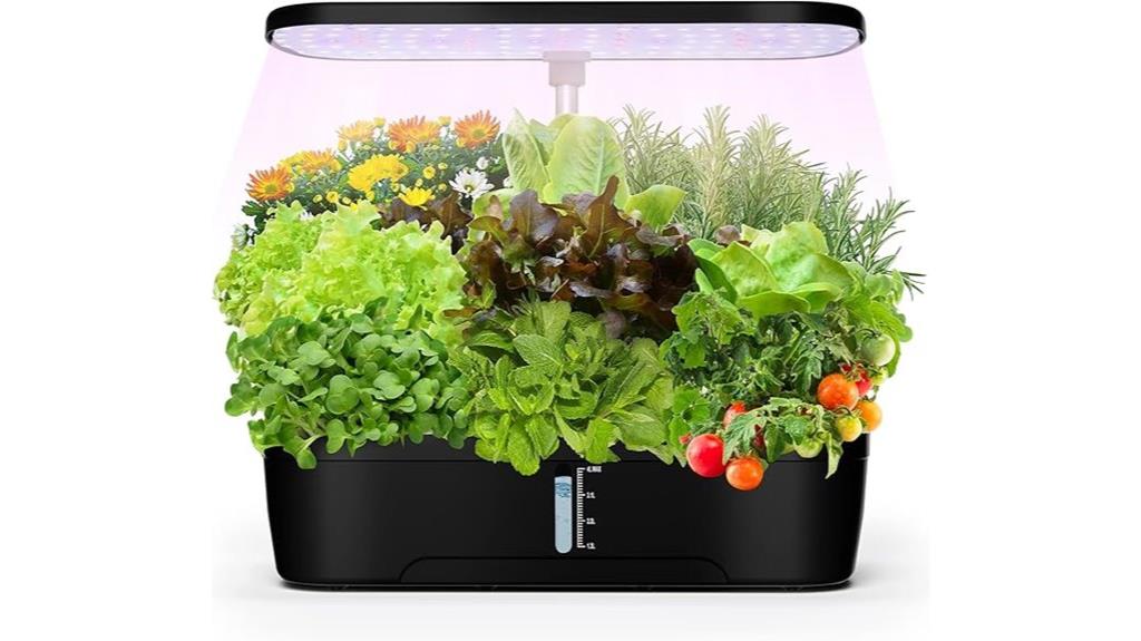 indoor hydroponic herb garden