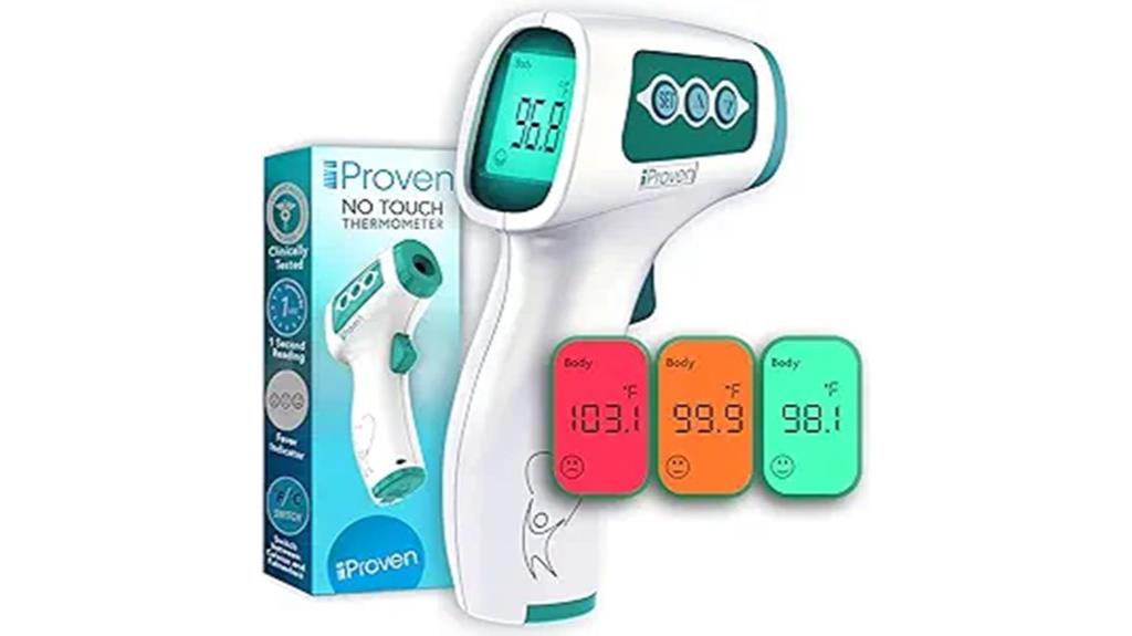 infrared forehead temperature measurement