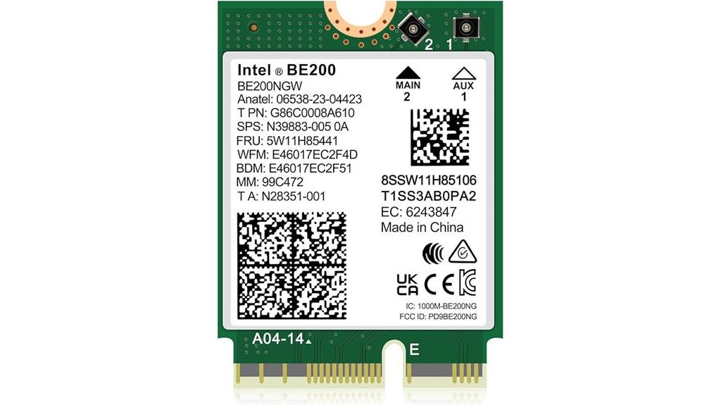 intel wifi 7 card