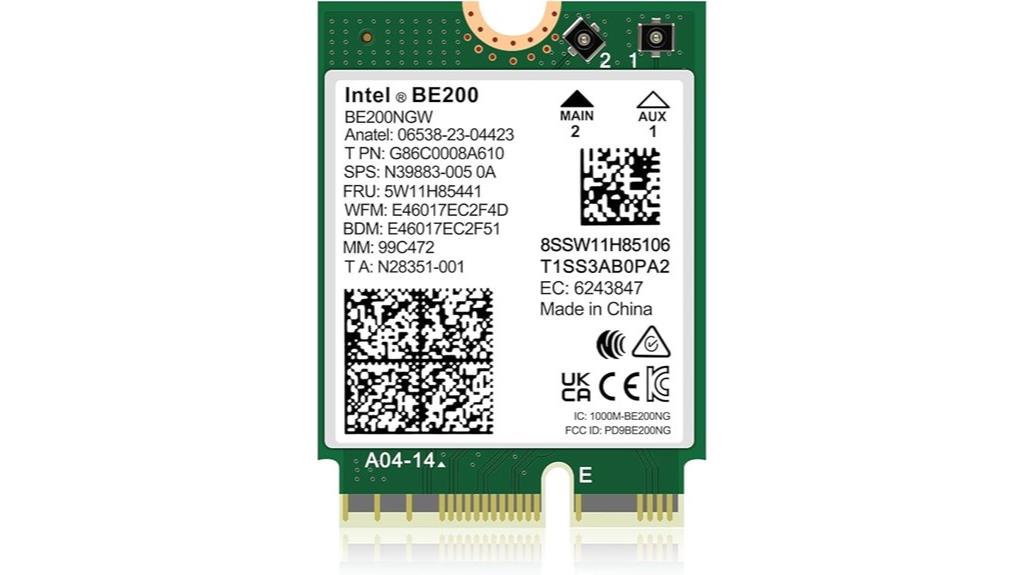 intel wifi 7 card