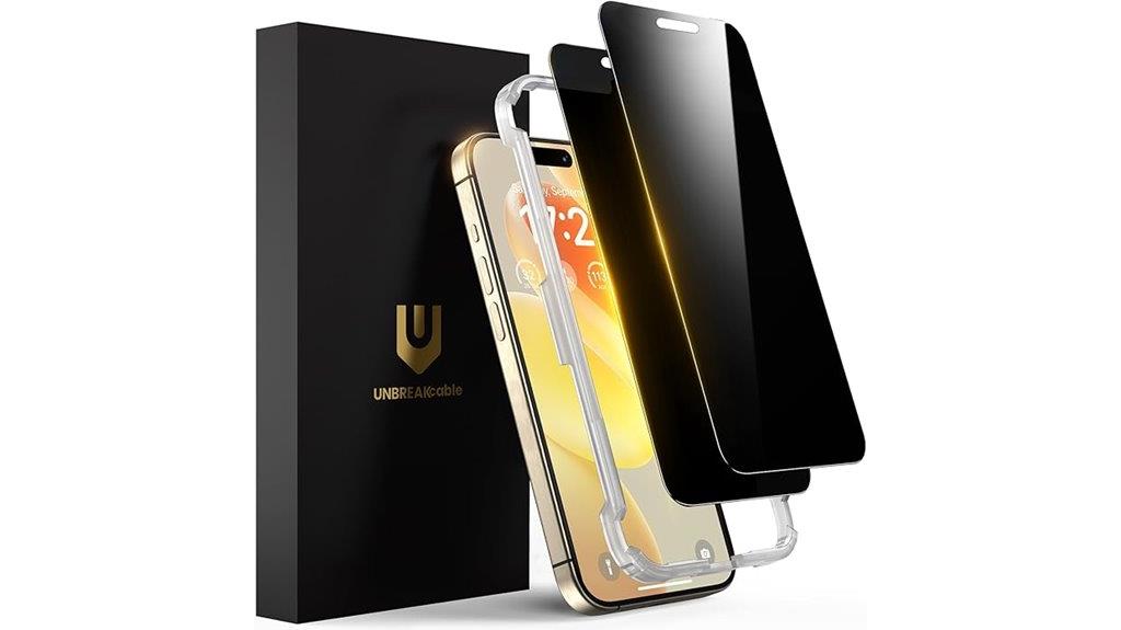 iphone 15 pro max privacy protectors