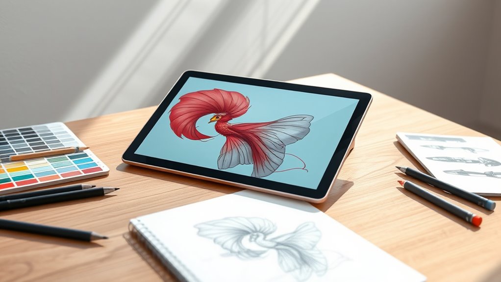 key factors for drawing screens