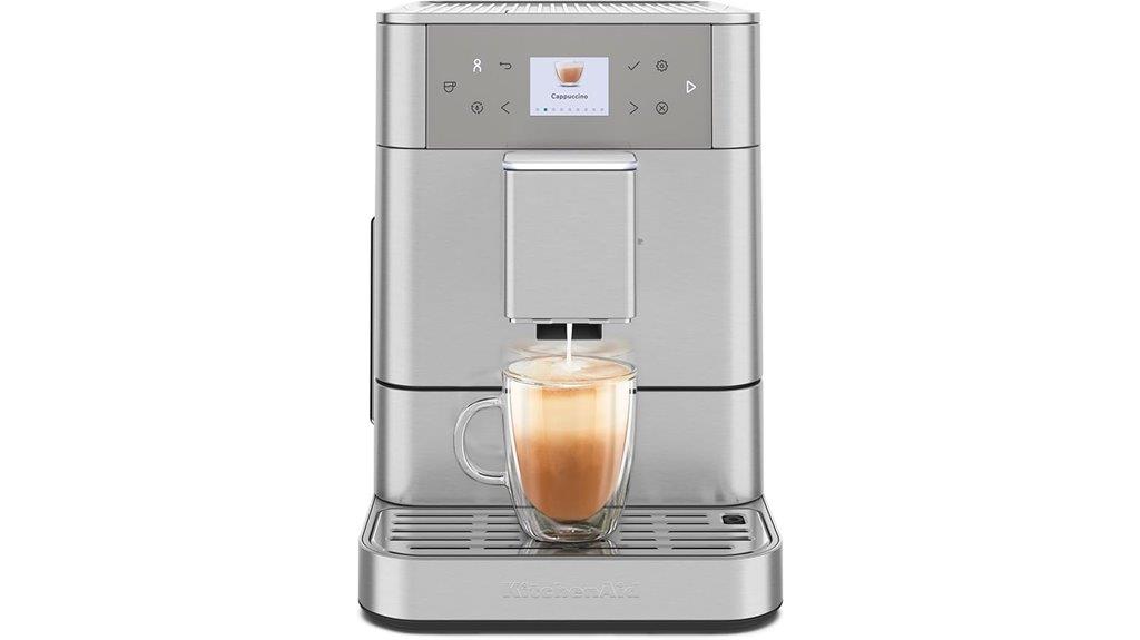 kitchenaid stainless espresso machine
