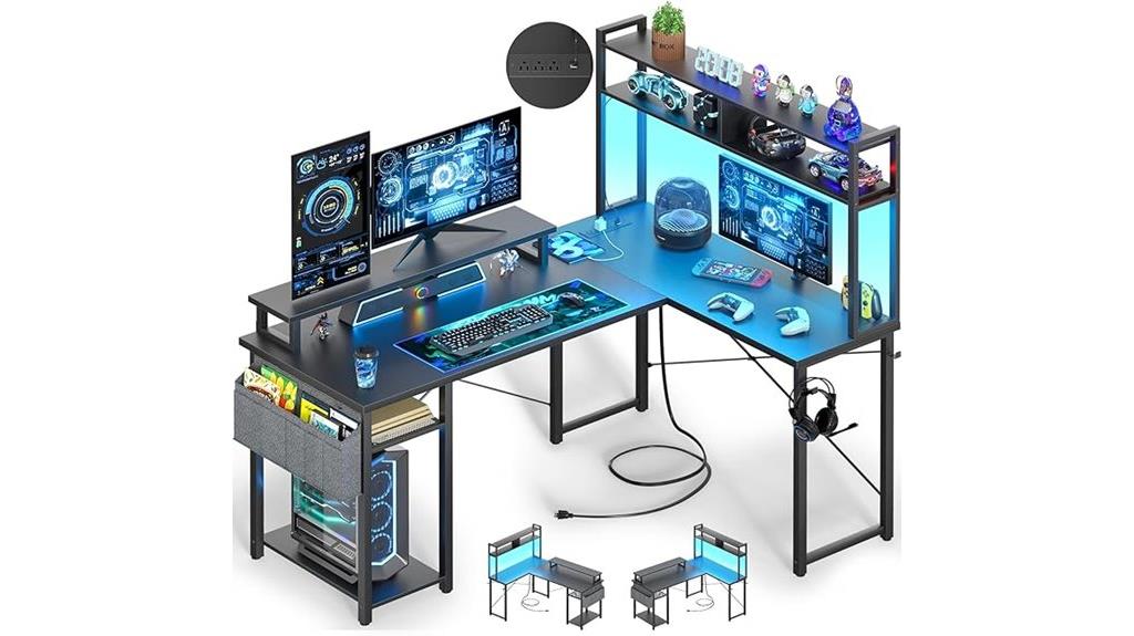 l shaped gaming desk