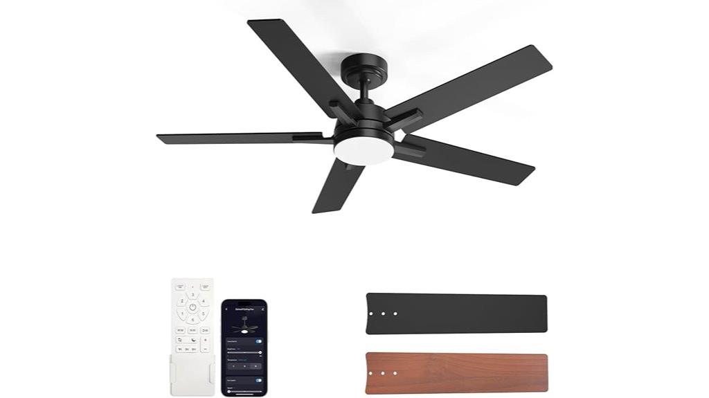 large smart ceiling fan