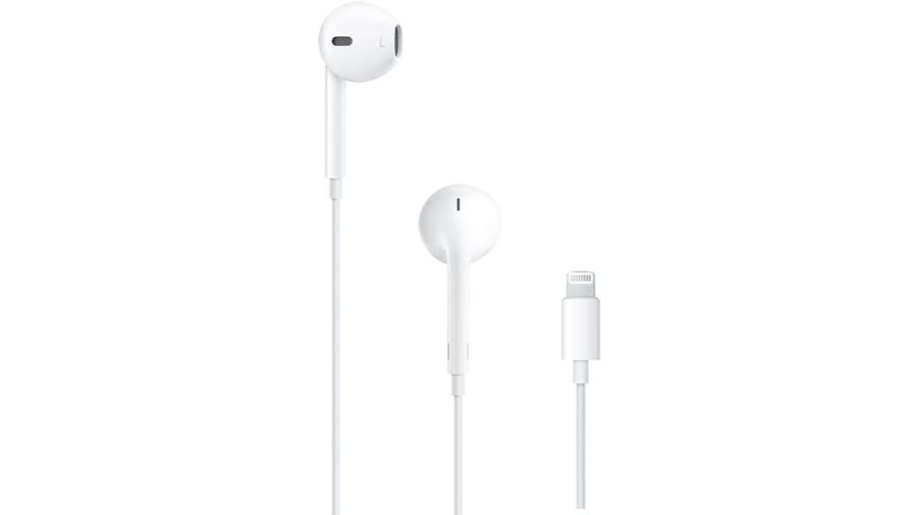 lightning connector wired earbuds