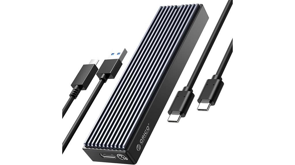 m 2 nvme ssd enclosure