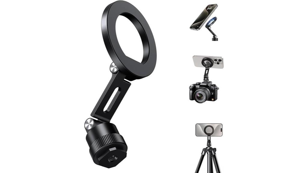 magnetic iphone tripod mount