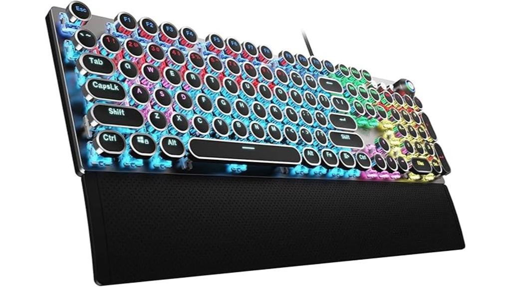mechanical blue switch keyboard