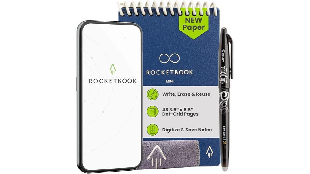 mini dark blue rocketbook